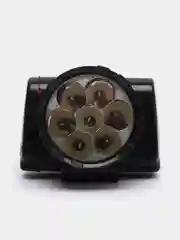 ЕРМАК фонарь налобный, аккумуляторный, LED, шнур, 220 В, 8,8 х 7 х 7,6 см