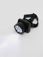 ЕРМАК фонарь налобный, аккумуляторный, LED, шнур, 220 В, 8,8 х 7 х 7,6 см