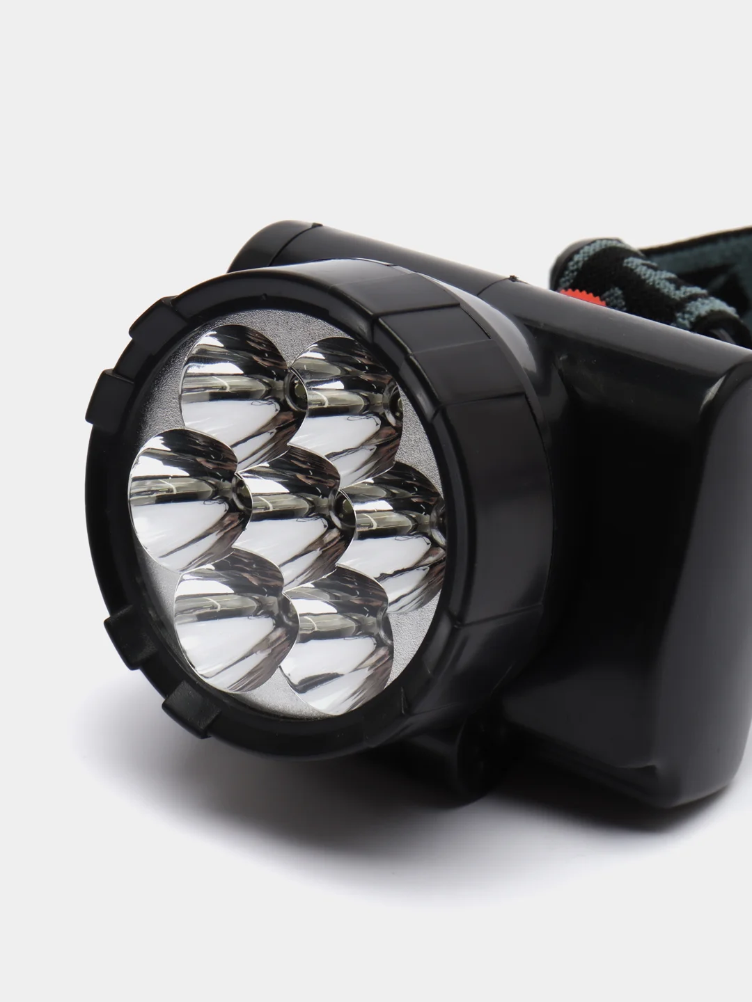 ЕРМАК фонарь налобный, аккумуляторный, LED, шнур, 220 В, 8,8 х 7 х 7,6 см