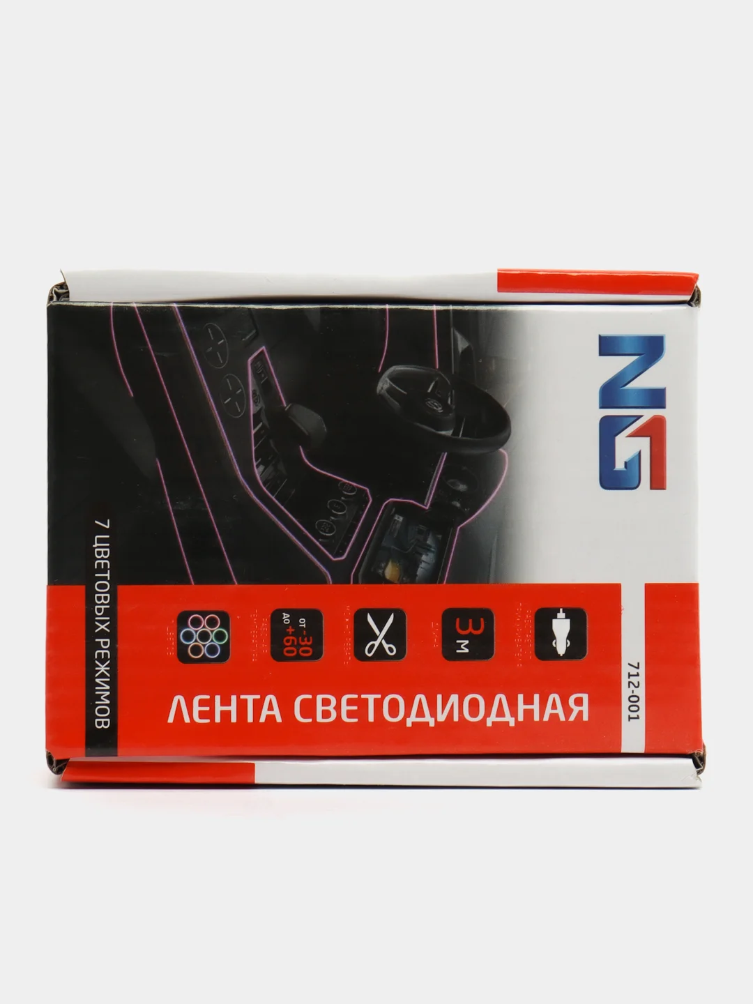 NG лента светодиодная, разноцветный, 3 м
