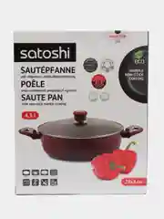 Сотейник SATOSHI "Ла Мери" литой, с крышкой, антипригарное покрытие, индукция, 4,3 л, 28 х 8 см