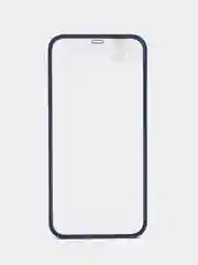 Темно-синий чехол на Apple iPhone 12 Pro, 12 Pro Max (Айфон 12 Про Макс) 360 градусов с защитой экрана