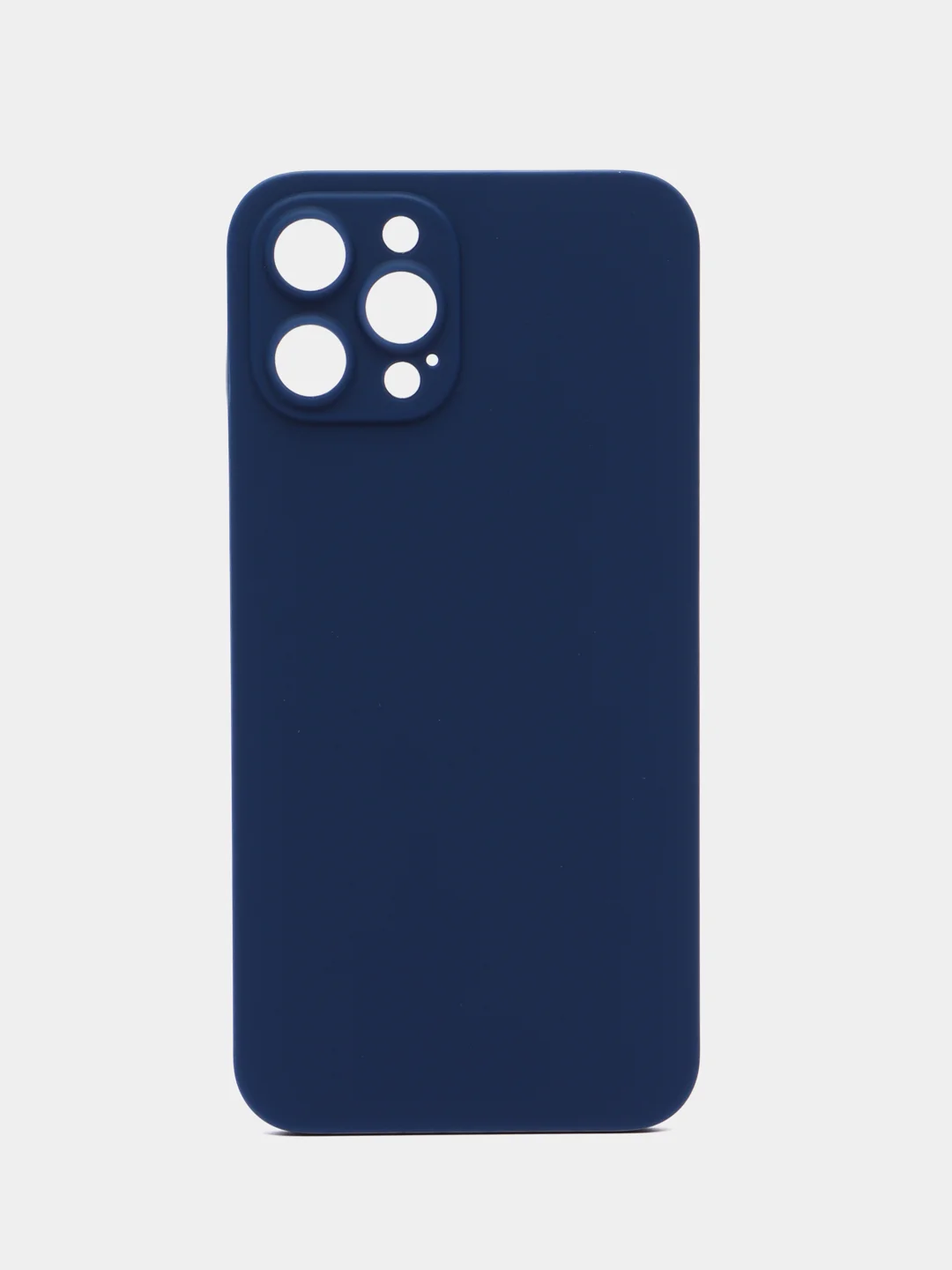 Темно-синий чехол на Apple iPhone 12 Pro, 12 Pro Max (Айфон 12 Про Макс) 360 градусов с защитой экрана