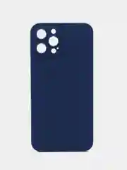 Темно-синий чехол на Apple iPhone 12 Pro, 12 Pro Max (Айфон 12 Про Макс) 360 градусов с защитой экрана