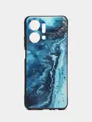 Тёмно-бирюзовый чехол для HONOR X7a / X7a Plus, с принтом, с рисунком (Хонор Икс Х7А Плюс)