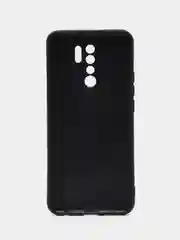 Тёмно-бордовый силиконовый чехол для Xiaomi Redmi 9, с принтом, с рисунком (Сяоми Редми 9)