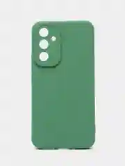 Зеленый чехол силиконовый Samsung Galaxy A 54 (Самсунг Галакси А 54) с защитой камеры