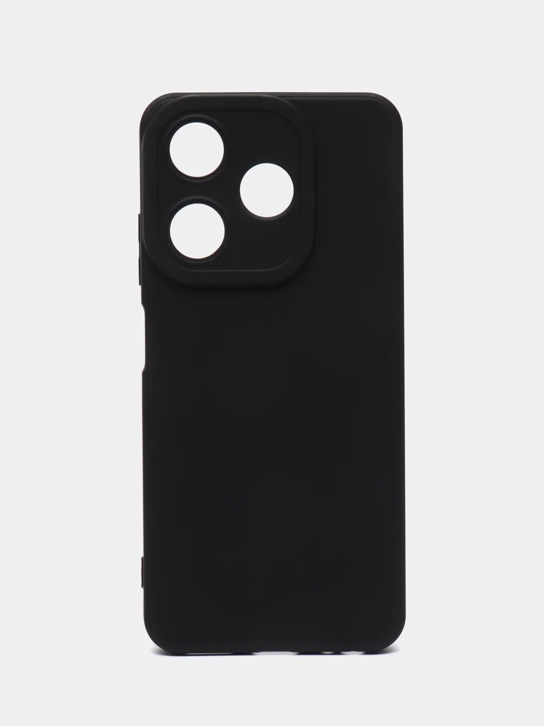 Черный силиконовый чехол для Tecno Spark 10 / Tecno Spark 10C,Техно спарк 10/10С,с защитой камеры