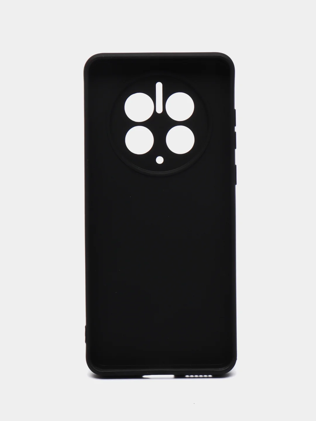 Черный чехол для Huawei Mate 50 Pro (Хуавей Мате 50 Про), прозрачный, силиконовый