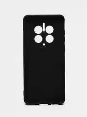 Черный чехол для Huawei Mate 50 Pro (Хуавей Мате 50 Про), прозрачный, силиконовый