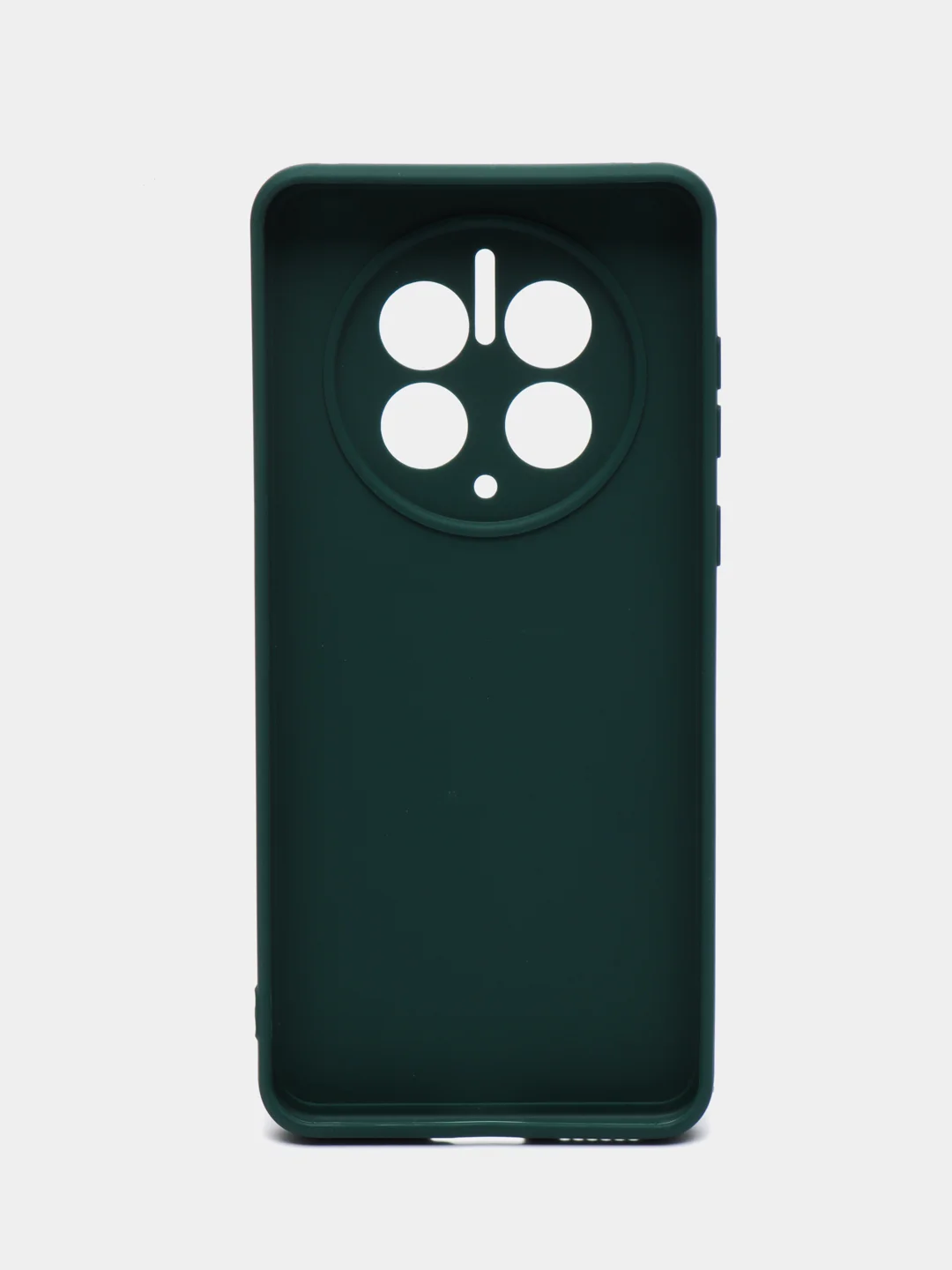 Зеленый чехол для Huawei Mate 50 Pro (Хуавей Мате 50 Про), прозрачный, силиконовый