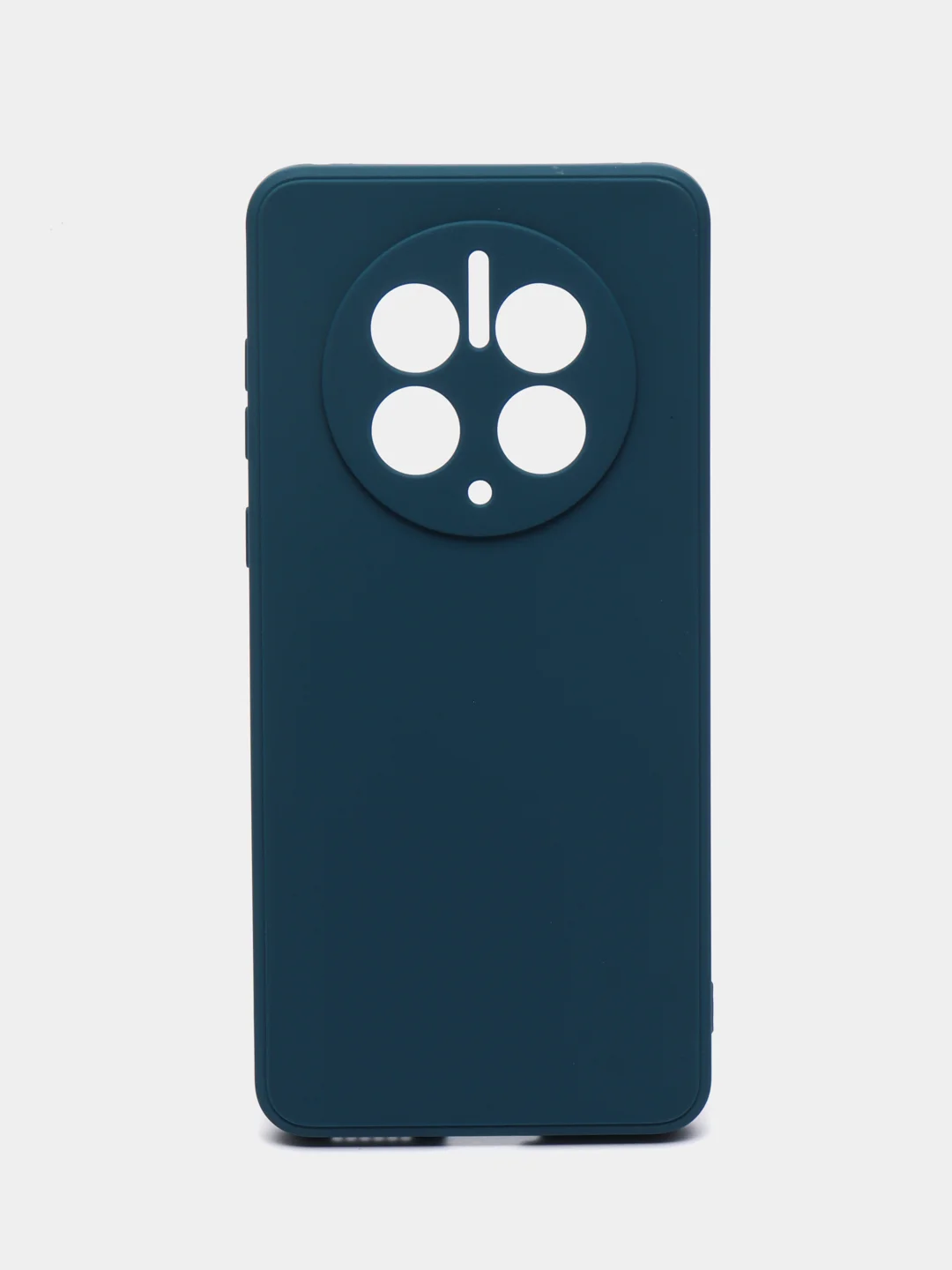 Синий чехол для Huawei Mate 50 Pro (Хуавей Мате 50 Про), прозрачный, силиконовый