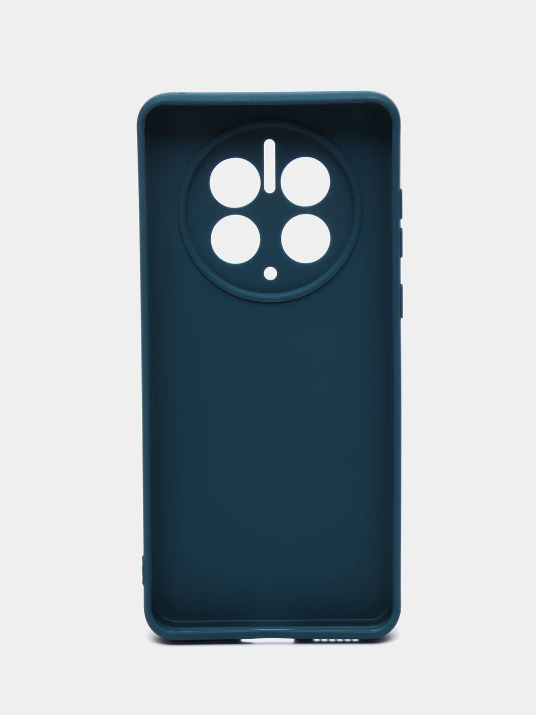 Синий чехол для Huawei Mate 50 Pro (Хуавей Мате 50 Про), прозрачный, силиконовый