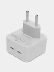 Сетевое зарядное устройство Borofone BA76A, 35W, 2 выхода Type-C + кабель, быстрая зарядка