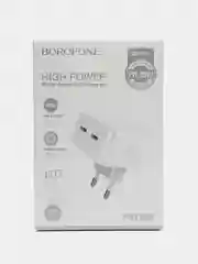 Сетевое зарядное устройство Borofone BA76A, 35W, 2 выхода Type-C + кабель, быстрая зарядка