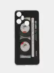 Хром чехол на Infinix Smart 6 Plus / Инфиникс Смарт 6 Плюс с рисунком, защита камеры