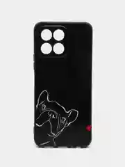 Песочный хаки силиконовый чехол для Honor X6/Honor X8 5G (Хонор Х6/Х8 5г), с принтом, с рисунком