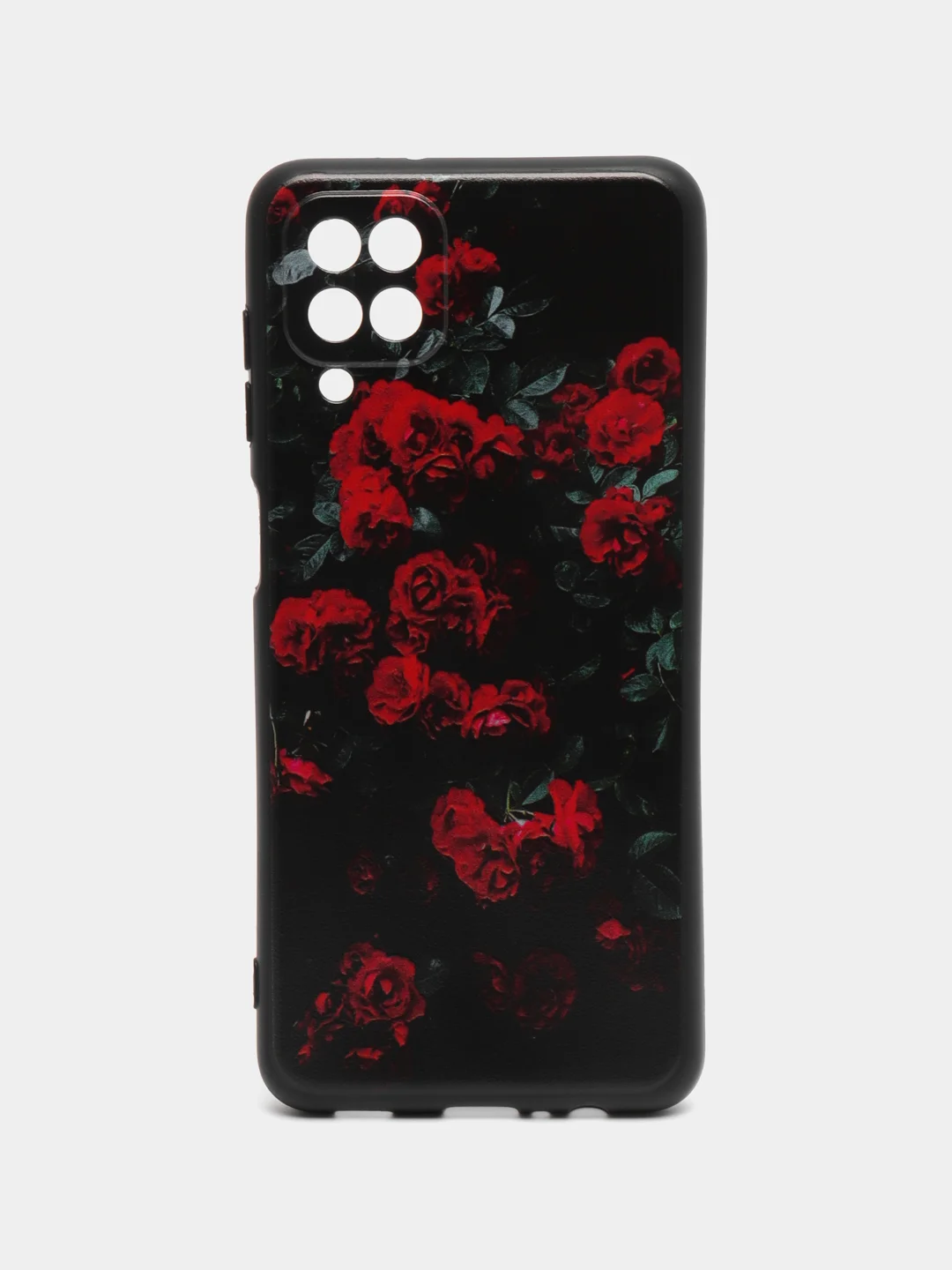 Оранжевый силиконовый чехол для Samsung Galaxy A12 / M12, с принтом, с рисунком (Самсунг А12 / М12)