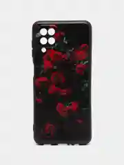 Оранжевый силиконовый чехол для Samsung Galaxy A12 / M12, с принтом, с рисунком (Самсунг А12 / М12)