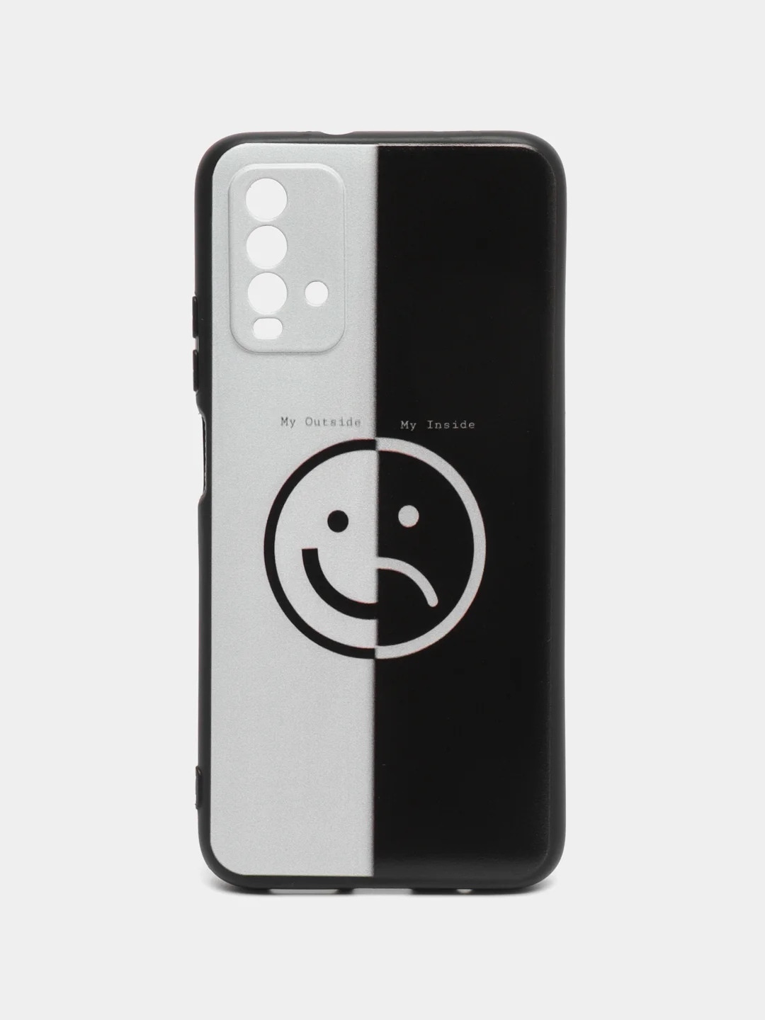 Золотистый хаки силиконовый чехол для Xiaomi Redmi 9T (Сяоми Редми 9Т), с принтом, с рисунком