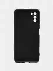Сиреневый чехол силиконовый для Xiaomi POCO M3 (Сяоми Поко М3), с принтом, с рисунком