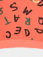 Коралловый детский свитер