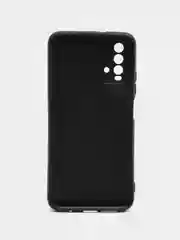 Тёмно-бирюзовый силиконовый чехол для Xiaomi Redmi 9T (Сяоми Редми 9Т), с принтом, с рисунком