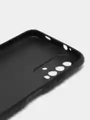 Серебряный силиконовый чехол для Xiaomi Redmi 9T (Сяоми Редми 9Т), с принтом, с рисунком