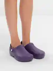 Фиолетовый сабо женские