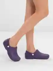 Фиолетовый сабо женские