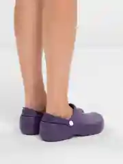 Фиолетовый сабо женские