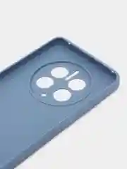 Небесно-голубой чехол для Huawei Mate 50 Pro (Хуавей Мате 50 Про), прозрачный, силиконовый