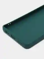 Зеленый чехол для Tecno Spark 10 Pro (Техно Спарк 10 Про), силиконовый, прозрачный