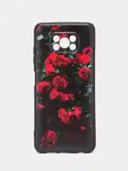 Оранжевый чехол для Xiaomi Poco X3 NFC X3 Pro X3, с принтом, с рисунком (Поко Х3 Про)