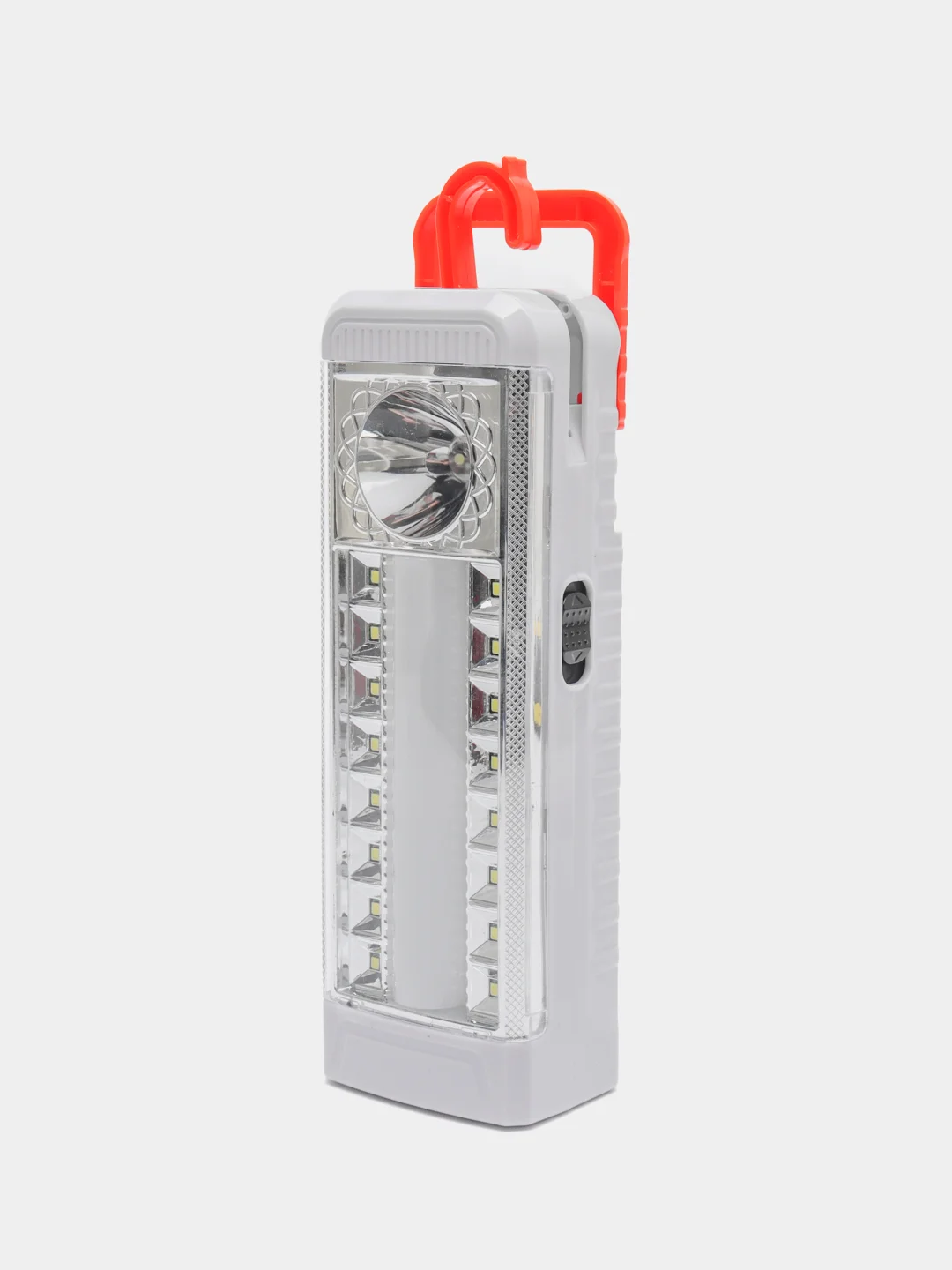 Фонарь-светильник, 16+12, + 0,5 Вт, LED, 4xAA, шнур 220В, пластик, 20,5 x 7 см
