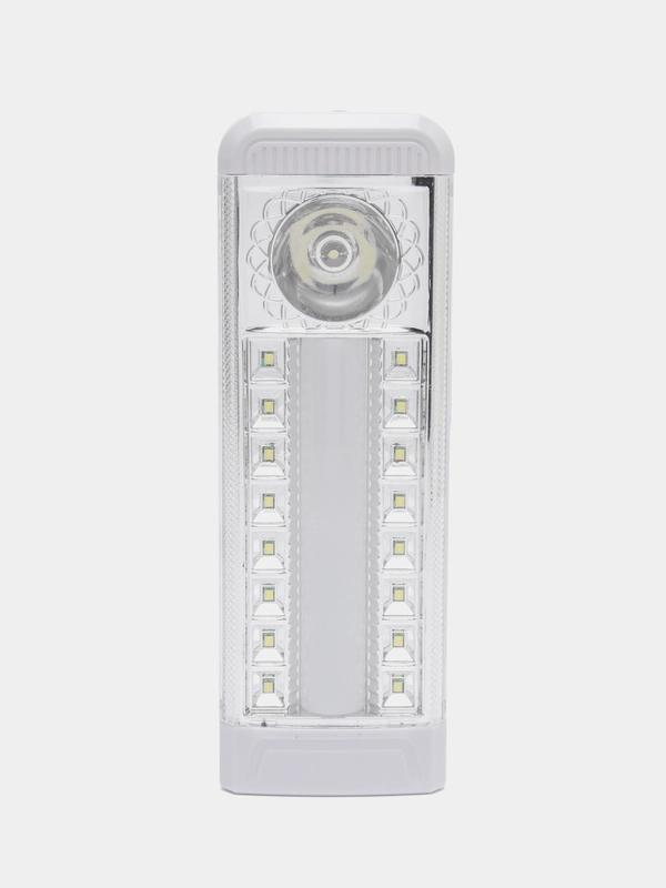 Фонарь-светильник, 16+12, + 0,5 Вт, LED, 4xAA, шнур 220В, пластик, 20,5 x 7 см