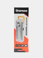 Фонарь-светильник, 16+12, + 0,5 Вт, LED, 4xAA, шнур 220В, пластик, 20,5 x 7 см