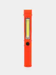 ЕРМАК фонарь, 1 COB + 1 LED, 3Вт + 1Вт, 3xAAA, 16 см, резино-пластик, 2 режима
