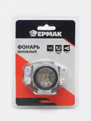 ЕРМАК фонарь налобный, LED, 3xAAA, 6 х 4,2 см