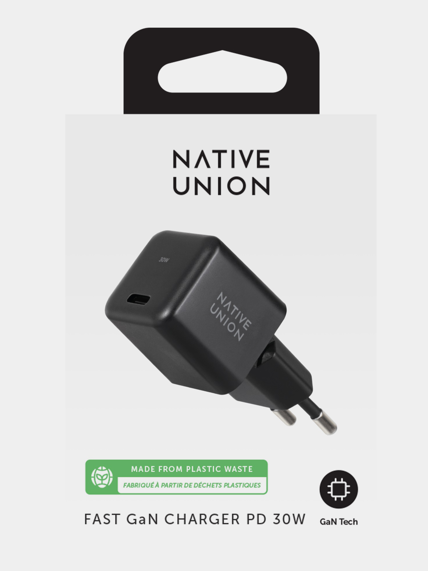 Сетевое зарядное устройство Native Union Fast GaN, 30W, 1xUSB-C купить по  цене 3990 ₽ в интернет-магазине KazanExpress