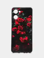 Оранжевый силиконовый чехол для Realme 10 Pro 5G, с принтом, с рисунком (Реалми 10 Про 5 джи)