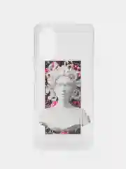 Аметистовый силиконовый чехол для OPPO A17 / A17K, с принтом, с рисунком, Оппо А17 / 17К