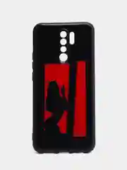 Рыжий силиконовый чехол для Xiaomi Redmi 9, с принтом, с рисунком (Сяоми Редми 9)