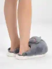 Конфетный тапочки домашние теплые, "Котики"
