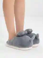 Конфетный тапочки домашние теплые, "Котики"