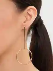 Золотой серьги-кольца, гвоздики