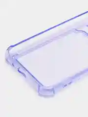 Лавандовый силиконовый чехол для Honor 7A / 7А Prime / Хонор 7S / Huawei Y5 2018 / Y5 Lite, с карманом для карт, прозрачный