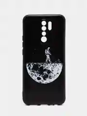 Мятный силиконовый чехол для Xiaomi Redmi 9, с принтом, с рисунком (Сяоми Редми 9)