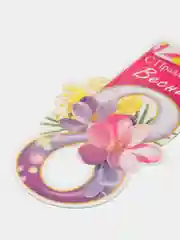 Кораллово-розовый открытка на 8 марта