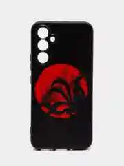 Синий меланж силиконовый чехол для Samsung Galaxy A54 (Самсунг Галакси А54), с принтом, с рисунком